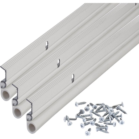 M-D Building Products Building Products White Aluminum and Vinyl Screw-on Top and Sides Door Seal Kit 1958
