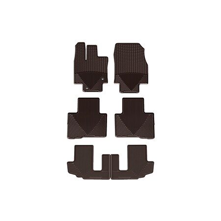 Weathertech Cocoa, Front, Rear, and Rear All Weather Floor Mats W540CO-W541CO-W542CO