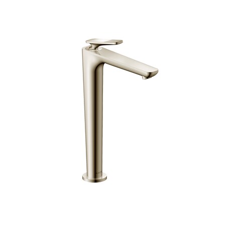 Axor Citterio C Single-Hole Faucet 250 CoolStart with Pop-Up Drain-Cubic Cut, 1.2 GPM in Polished Nickel 49051831