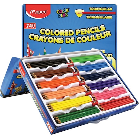 Maped Color'Peps Triangular Colored Pencils School Pack 832070ZV