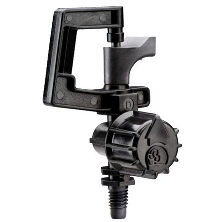 Rainbird Rain Bird Rotary Micro Sprinkler, 1/4 in Connection, 0 to 33 gph, Black, Full-Circle RS4PKSX