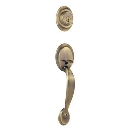 Kwikset Dakota SGL CYL Exterior Handleset SmartK 687DALIP-5S.DS