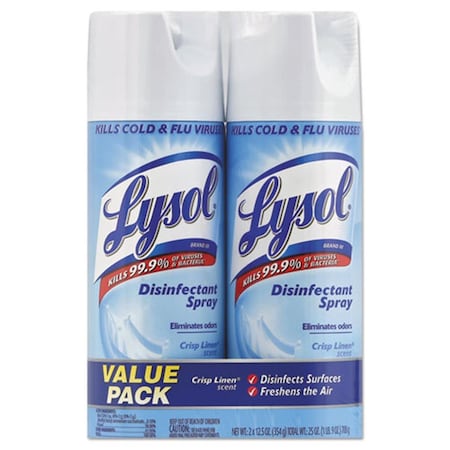 Cool Kitchen Disinfectant Spray - Crisp Linen - 12.5 oz. Aerosol - 2 Pack CO3354929