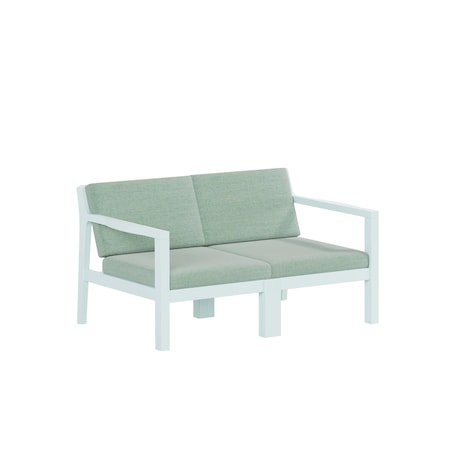 Polybird BREEZE DEEP SEAT LOVESEAT.     SAGE POLYBIRD P108-SG-CASP
