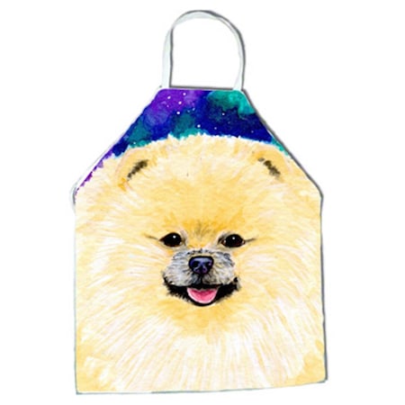 Carolines Treasures Pomeranian Apron - 27 x 31 in. SS8997APRON