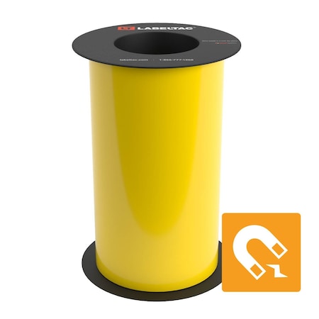 Labeltac Magnetic Supply 9in x 25ft LT9, Yellow LT901M-C