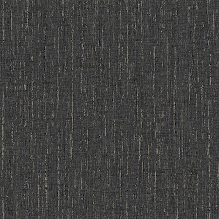 Advantage Sanburn Black Metallic Linen Wallpaper 4144-9148