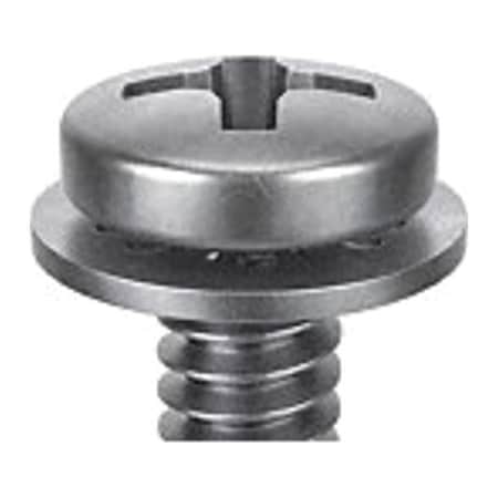 #6-32 x 1 1/2 in Phillips Pan Machine Screw, Passivated 18-8 Stainless Steel, 5 PK