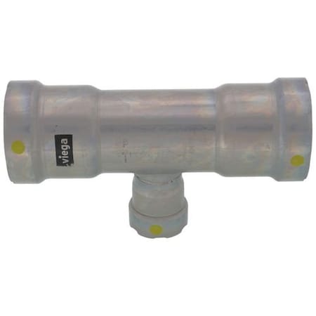 Viega MegaPressG tee P1 1.5 P2 1.5 P3 0.75 carbon steel zinc-nickel coating 25366
