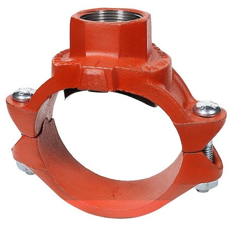 Gruvlok ClampTee, DI, Plain2-1/2", Plain2-1/2" 0390171999