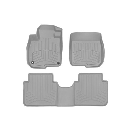 Weathertech Grey, Front and Rear FloorLiner HP 461110-1-2IM