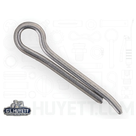 Huyett Hammerlock Cotter Pin, Carbon Steel, 0.156 in Dia x 1.000 in Effective Length CPH-156-1000