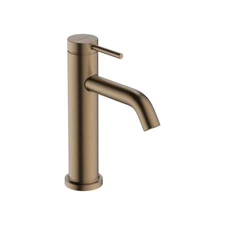 Hansgrohe Tecturis S Single-Hole Faucet 110 with Pop-Up Drain, 1.2 GPM in Brushed Bronze 73314141