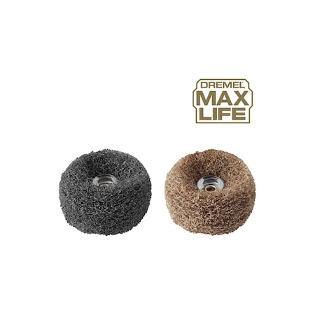 Dremel Abrasive Buff, Ball, Head Dia:1 3/16" EZ511HP