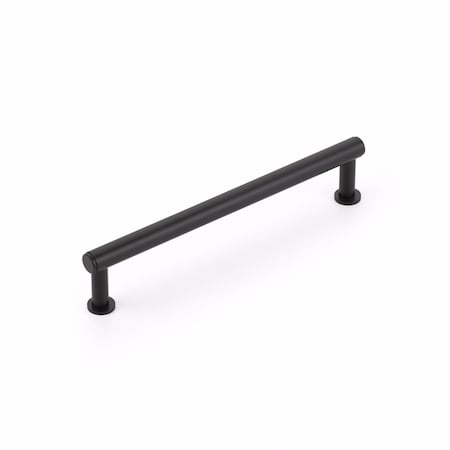 Schaub 6in Center to Center Pub House Cabinet Pull Matte Black Finish 5106-MB