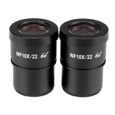 Amscope Pair of Extreme Widefield 10X Eyepieces (30mm) EP10X30E