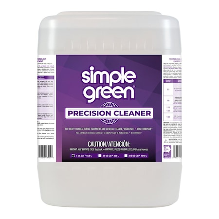 Simple Green Precision Cleaner, Pail, 5 gal, Unscented 0100200113409