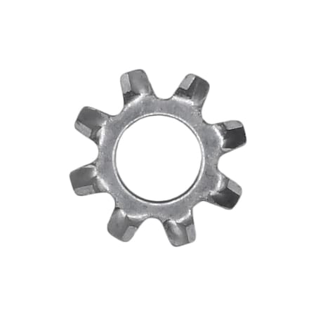 Auveco #6 (1/8in ) Shakeproof External Lock Washers, 100PK 5250
