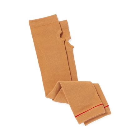 Medline Arm Sleeve with Thumb Loop, Beige with Red Stripe, Size S, 15.5in Length, 8.5in Circumference NONSLEEVETSM