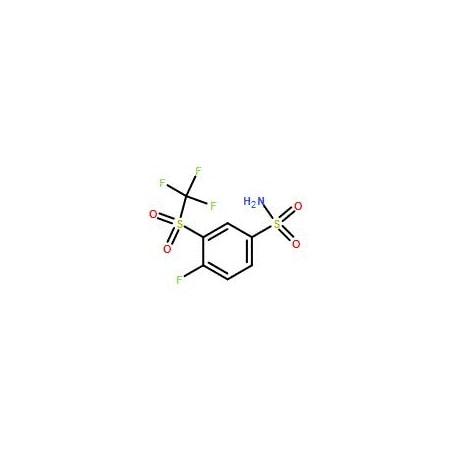 Ak Scientific 4-Fluoro-3-((trifluoromethyl)sulfonyl)benzenesulfonamide (1g), CAS 1027345-08-9 X8623-1g