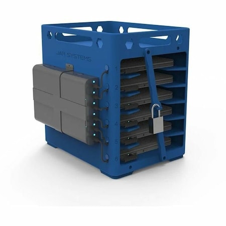Jar Systems STACK6 CHARGING ST at ION - 6 BAYS - 6-PORT QUICK-SENSE CHARGING HUB - STACK6-DPT