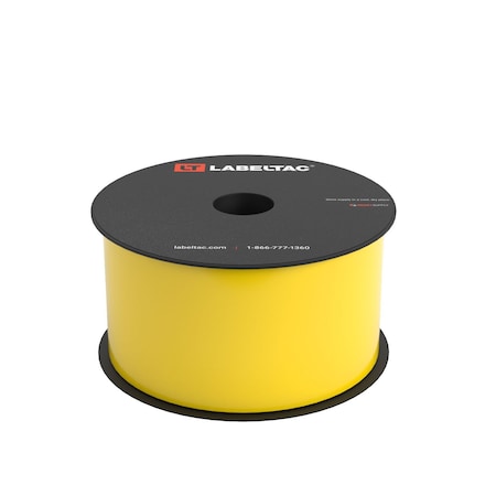 Labeltac LabelTac 4 and Pro Model High Performance 10-Year Vinyl Supply 2.5in x 150ft, Yellow LT2501HP