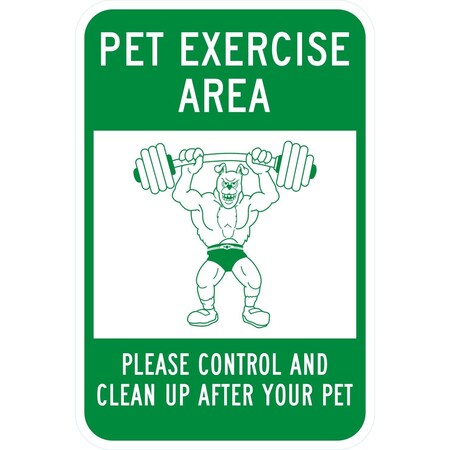Lyle Pet Exercise Area Control and Clean Up After Your Pet, 12x18, Diamond Grade, White G-2751-DG_12x18