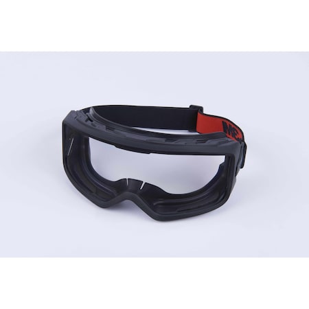 3M Safety Goggles, Clear Lens, Scotchgard Anti-Fog & Anti-Scratch, TPV Shroud, Indirect, 3000 Series GG3301-SGAF