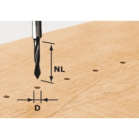 Festool Dowel Drill bit HW S8 D5/30 491064