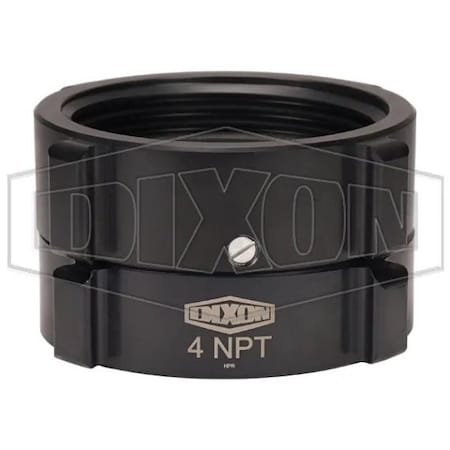 Dixon Style N53 Rocker Lug Adapter, 4 in, FNPT Rigid x Female NST NH Swivel N53-40F40T