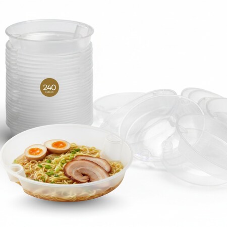 Eco Harmony Products Bowl Insert Compatible with 50oz Noodle Bowl, 240PK 804515