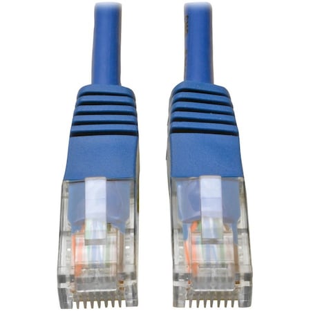 Tripp Lite Cat5e Cable, Molded, RJ45 M/M, Blue, 30ft N002-030-BL