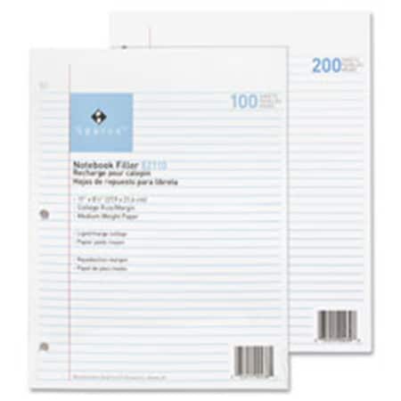 Sparco Notebook Filler Paper - White SPR82110BD