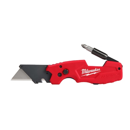 MILWAUKEE FASTBACK™ 6IN1 Folding Utility Knife (48-22-1505) | Zoro