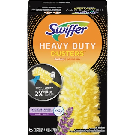 Swiffer Dusters Lavender Multi-Surface Heavy-Duty Duster Refill, 6-Count 3077207611