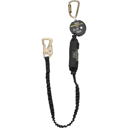 Ironwear 9' Web Single Self Retracting Lifeline w/ Tie Back Snap Hook 2209-STBH-NS