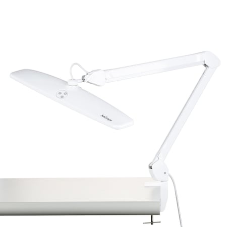 Amscope 21W 84 LED Task Lamp on Articulating Arm with Table Clamp LMP-84