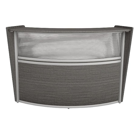 Regency Reception Desk, Steel Frame, 72 in W 77310GY