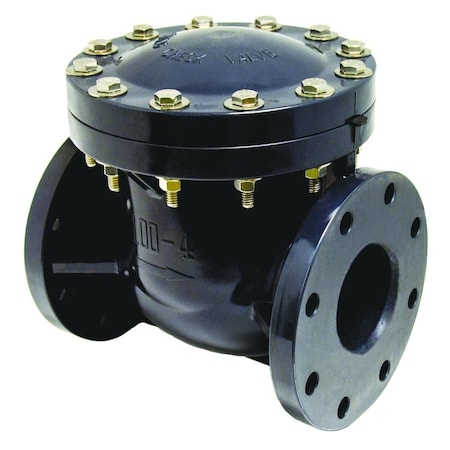 American Valve Schedule 80 PVC Swing Check Valve Flanged P440F 4''
