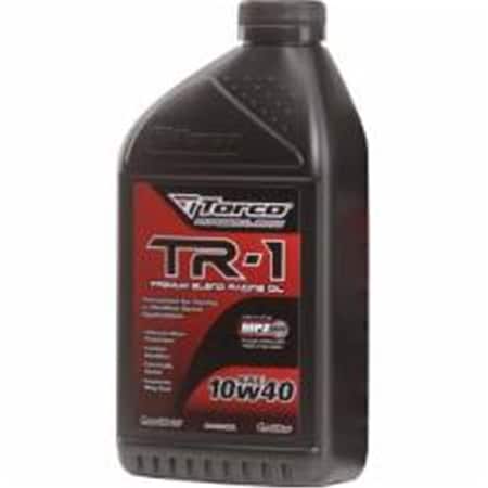 Torco 1 Litre SAE 10W40 TR-1 Racing Oil, 12PK TRCA141040C