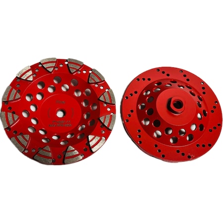 Vantage Product E Segmented Cup Wheel, Concrete Cutting, 7'', Coarse TASEG7J12A1HT120