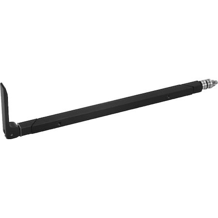 Nvent Calmark 4.8in Length Lever Actuated Card Lok PCB Retainer With Black Anodized Finish L225-4.80