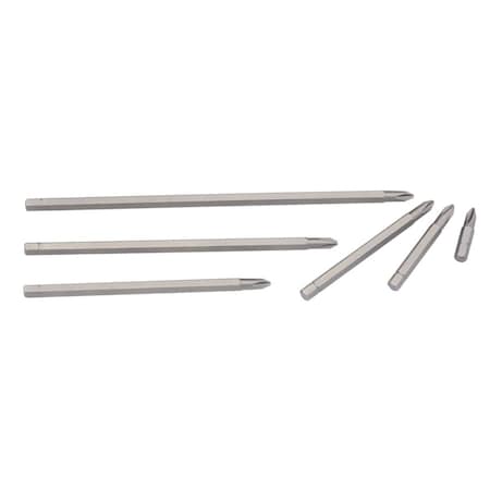 Genius Tools 1/4in Hex Shank, #3 Philips Screwdriver Bit 200mmL 1803