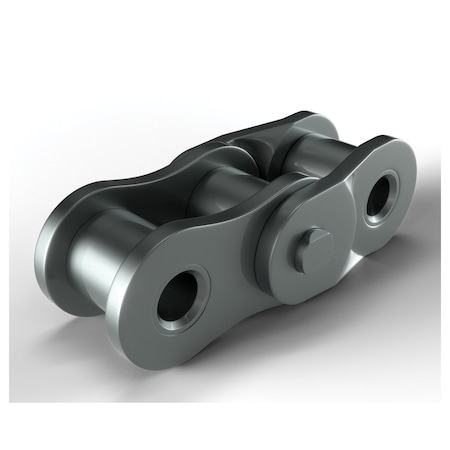 Hkk Chain Double Pitchitch Offset Link, #25 chain, 1/4 in Pitch, 0.0905 in Dia Pin RC025RHL1