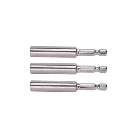 Century Drill & Tool 1/4in X 3in BIT HOLDER BULK 3PK 70521
