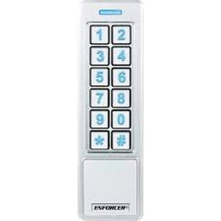 Seco-Larm Keypad with Reader, 6" H, 1 3/4" W SK-B241-PQ
