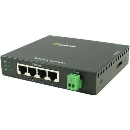 Perle Systems Perle eX-4S110-TB Ethernet Extender - 4 x Network (RJ-45) 06003704