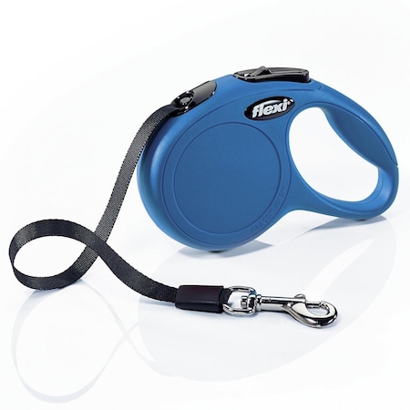 Flexi Extra Small Classic Tape Leash, Blue - 26 oz x 10 ft. 840317107562