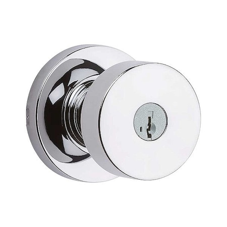 Kwikset Door Knob Lockset, 1 3/8-1 3/4" Thick 740PSK-RDT-26-SMT-6AL-RCS