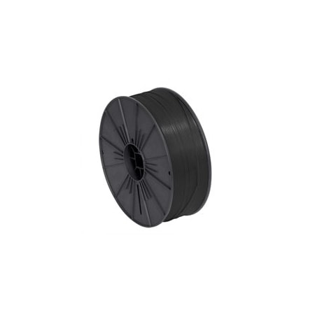 Bubblefast 1 Spool-5/32'' x 7000' Black Plastic Twist Tie Spool BFPLTS532K
